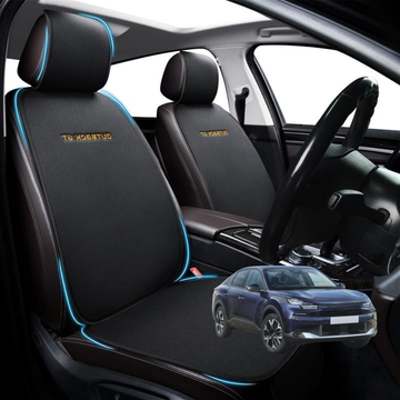 Car Front Sideless Seat Cushion for Citroen C4 2021 - Current (C41) - Pressure Relief - 27 x 26 x 10 cm