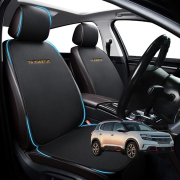Car Front Sideless Seat Cushion for Citroen C5 Aircross 2017 - Current C84 - Pressure Relief - 27 x 26 x 10 cm
