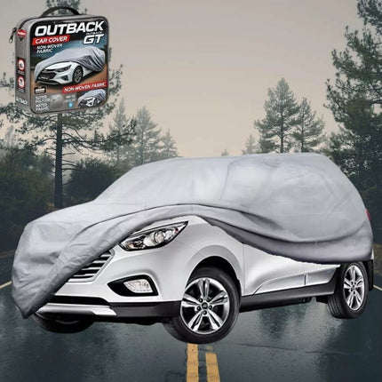 Silvershield Outdoor Car Cover for Hyundai Tucson 2015 - 2020 (TL) LC - Grey