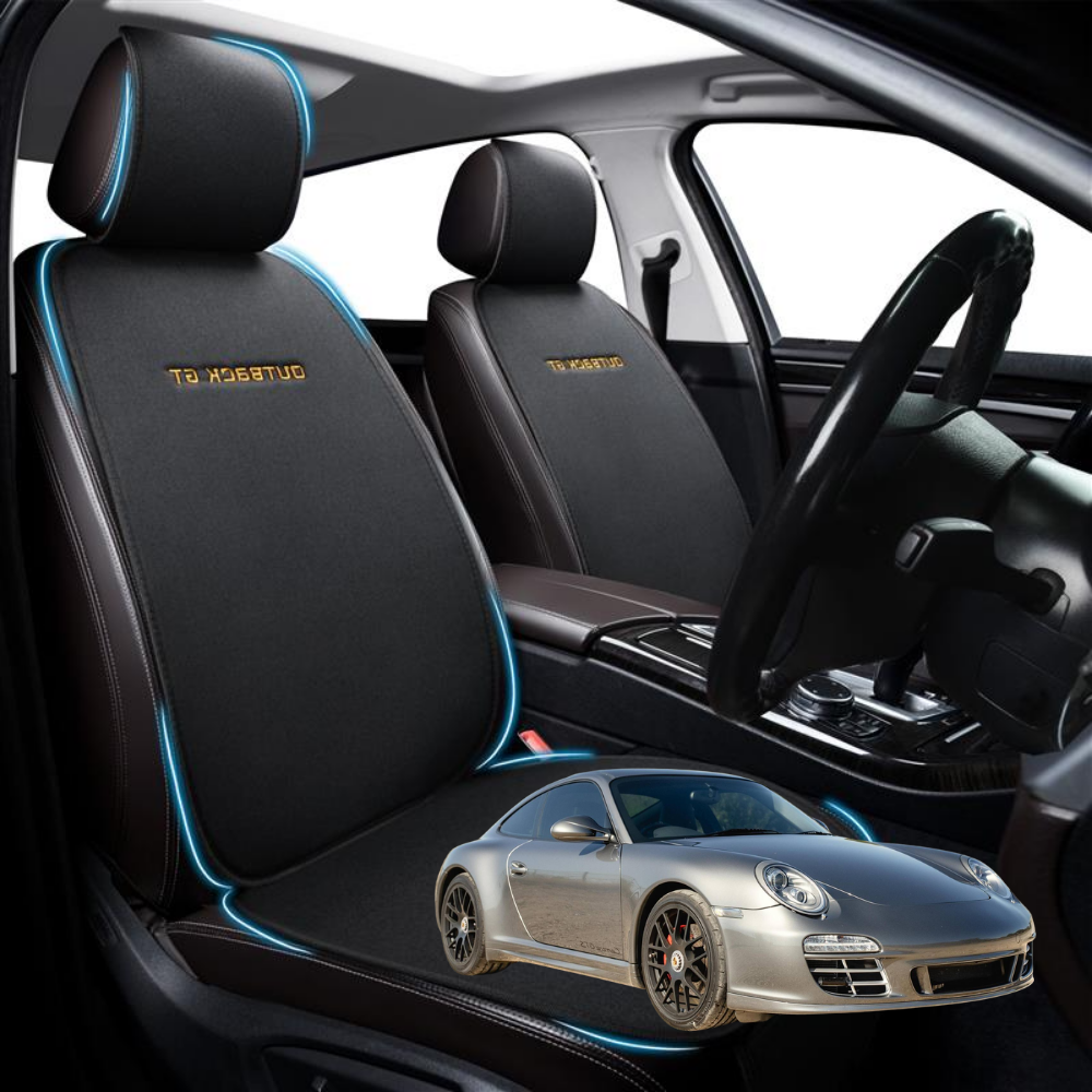 Car Front Seat Cushion Pad for Porsche 911 2005 - 2012 (997 without Bose) - Pressure Relief - 27 x 26 x 10 cm