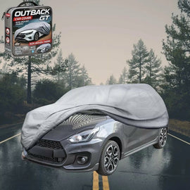 Silvershield Outdoor Car Cover for Suzuki Swift Sport 2017 - Current (AZ) L - Grey