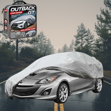 Silvershield Outdoor Car Cover for Mazda 3 2009 - 2013 (BL) - L - Grey