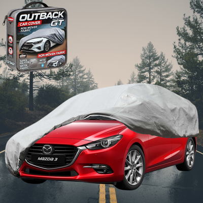 Silvershield Outdoor Car Cover for Mazda 3 2014 - 2018 (BM BN) L - Grey