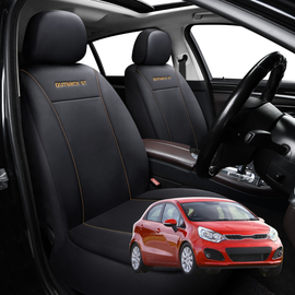Car Front Seat Cover for Kia Rio 2012 - 2016 (UB) - Black - 27 x 26 x 10 cm