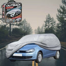 Silvershield Outdoor Car Cover for VolksWagen Golf 2009 - 2013 Hatch/Wagon (MK6) L - Grey-1