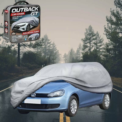 Silvershield Outdoor Car Cover for VolksWagen Golf 2009 - 2013 Hatch/Wagon (MK6) L - Grey