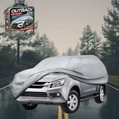 Silvershield Outdoor Car Cover for Isuzu MU-X 2013 - 2020 RF - LC - Grey