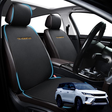 Car Front Sideless Seat Cushion for Toyota Fortuner 2015 - Current (AN150/AN160) - Pressure Relief - 27 x 26 x 10 cm