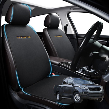 Car Front Sideless Seat Cushion for SsangYong Musso 2018 - Current Q200 - Pressure Relief - 27 x 26 x 10 cm