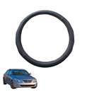Steering Wheel Cover for Hyundai Genesis 2013 - 2016 (DH/G80) - Black Microfiber Leather - Circle 38 cm-1