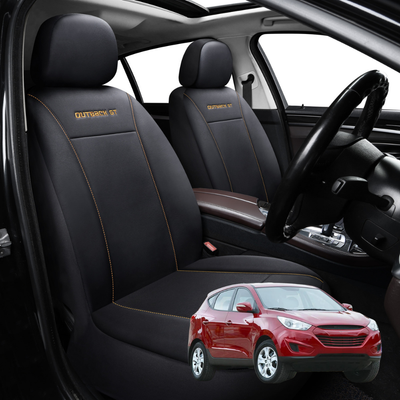 Car Front Seat Cover for Hyundai iX35 2010 - 2015 (LM) - Black - 27 x 26 x 10 cm