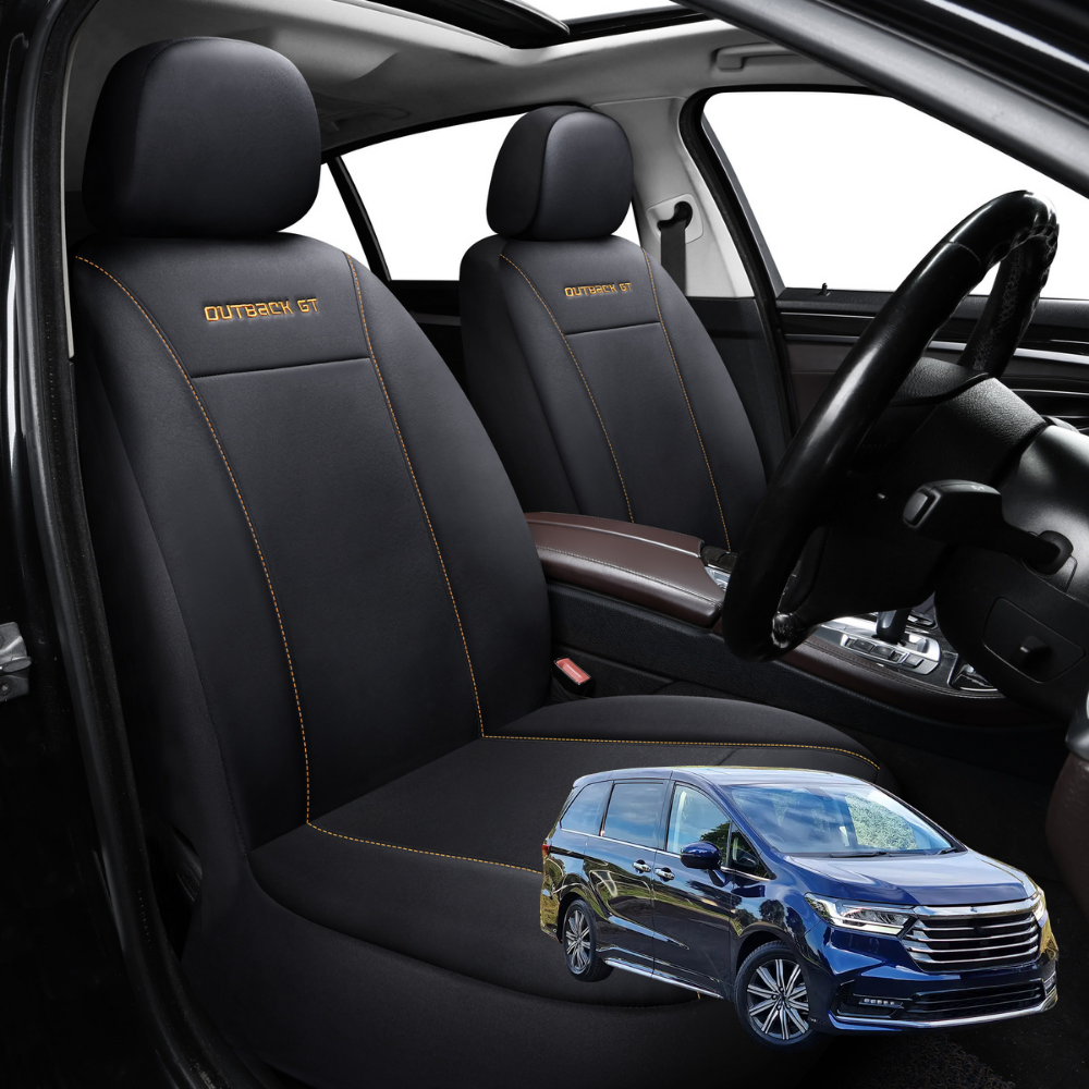 Car Front Seat Cover for Honda Odyssey 2014 - 2020 Standard 8 Seater - Black - 27 x 26 x 10 cm
