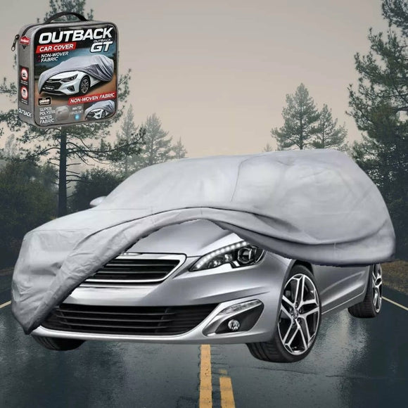 Silvershield Outdoor Car Cover for Peugeot 308 2014 - 2021 Hatch (T9) L - Grey