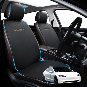 Car Front Sideless Seat Cushion for Tesla Model 3 2024 - Current (Highlander) - Pressure Relief - 27 x 26 x 10 cm