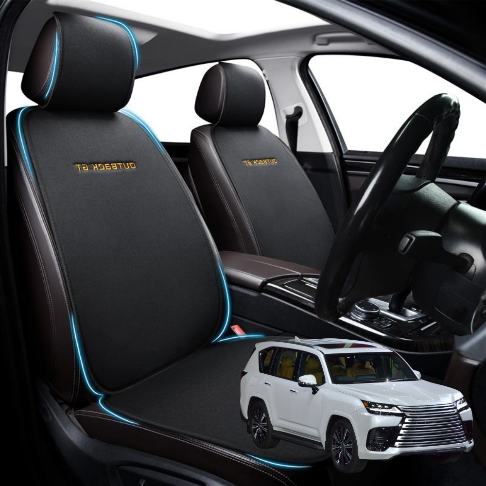 Car Front Seat Cushion Pad for Lexus LX 2021 - Current (J300) - Pressure Relief - 27 x 26 x 10 cm