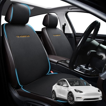 Car Front Sideless Seat Cushion for Tesla Model Y 2022 - Current - Pressure Relief - 27 x 26 x 10 cm