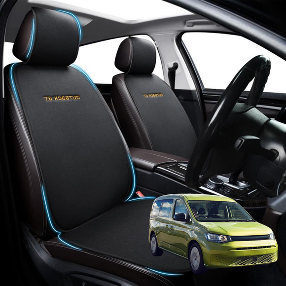 Car Front Seat Cushion Pad for VolksWagen Caddy 2021 - Current Front Only - Pressure Relief - 27 x 26 x 10 cm