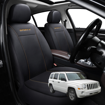 Car Front Seat Cover for Jeep Patriot 2006 - 2015 MK - Black - 27 x 26 x 10 cm