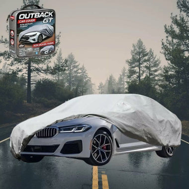 Silvershield Outdoor Car Cover for BMW 5 Series 2010 - 2016 (F07 F10 F11) - XXL - Grey