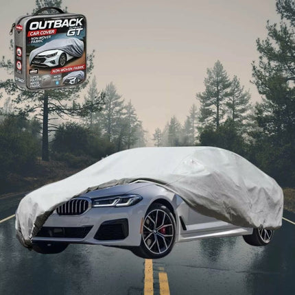 Silvershield Outdoor Car Cover for BMW 5 Series 2010 - 2016 (F07 F10 F11) XLL - Grey