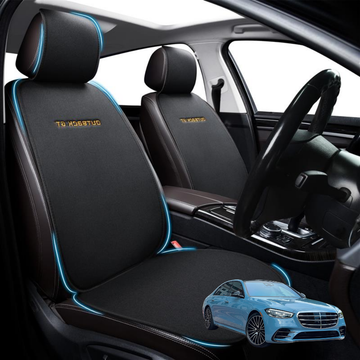 Car Front Sideless Seat Cushion for Mercedes-Benz S-class 2021 - Current Sedan (W223) - Pressure Relief - 27 x 26 x 10 cm