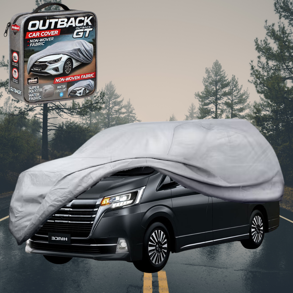 Silvershield Outdoor Car Cover for Toyota Granvia 2019 - Current Front Only XXLC - Grey