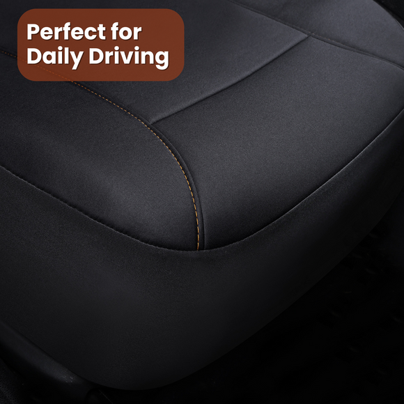 Car Front Seat Cover for Toyota Corolla 2007 - 2012 Hatch/Sedan (E140/150) - Black - 27 x 26 x 10 cm