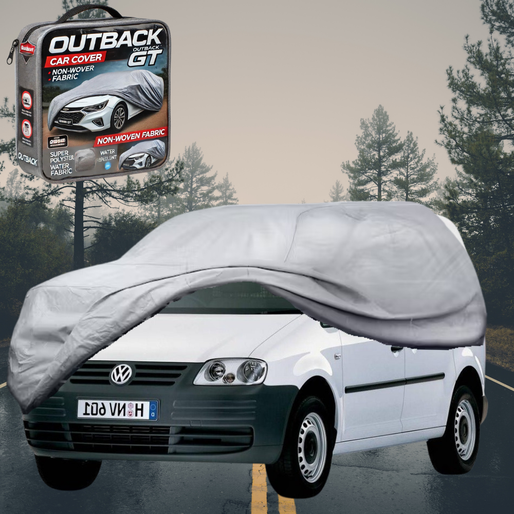 Silvershield Outdoor Car Cover for VolksWagen Caddy 2005 - 2021 Front Only XXLC - Grey