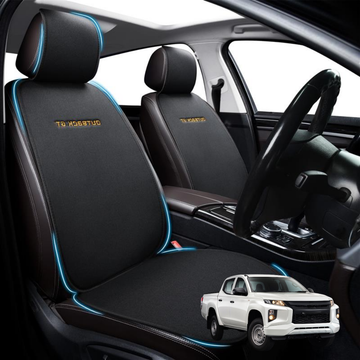 Car Front Sideless Seat Cushion for Mitsubishi Triton Club Cab 2015 - 2023 (MQ MR) - Pressure Relief - 27 x 26 x 10 cm
