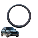 Steering Wheel Cover for MINI Countryman 2017 - 2023 (F60) - Black Microfiber Leather - Circle 38 cm-1