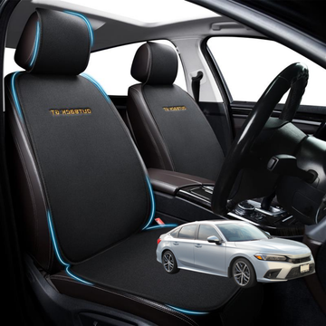 Car Front Sideless Seat Cushion for Honda Civic 2022 - Current (11th Gen) - Pressure Relief - 27 x 26 x 10 cm