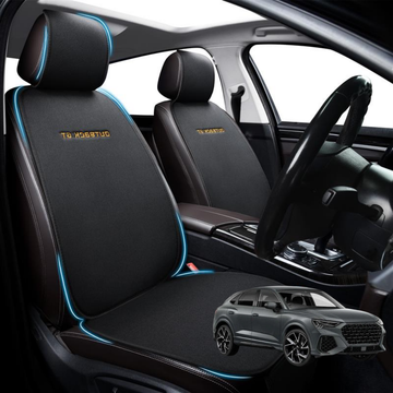 Car Front Sideless Seat Cushion for Audi Q3 RSQ3 2018 - Current F3 - Pressure Relief - 27 x 26 x 10 cm