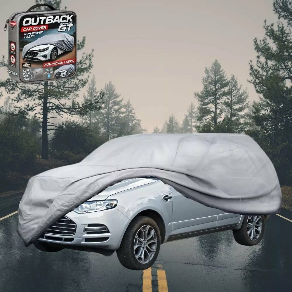 Silver Shield Outdoor Car Cover for Ford Territory 2004 - 2011 SX, SY LC - Grey