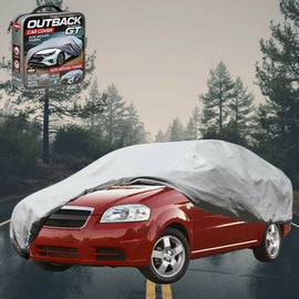 Silvershield Outdoor Car Cover for Holden Barina 2005 - 2011 (TK) L - Grey