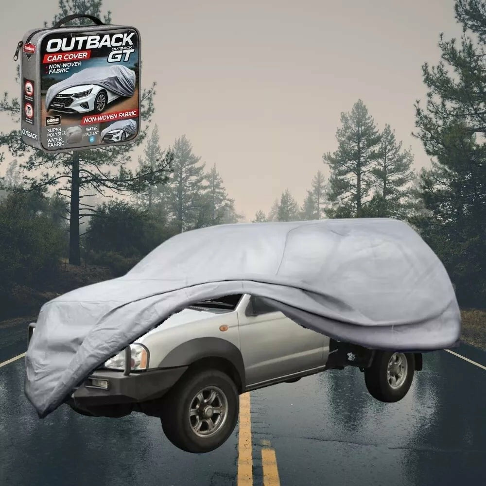 Silvershield Outdoor Car Cover for Nissan Navara Single Cab 1997 - 2018 (D22) XL - Grey
