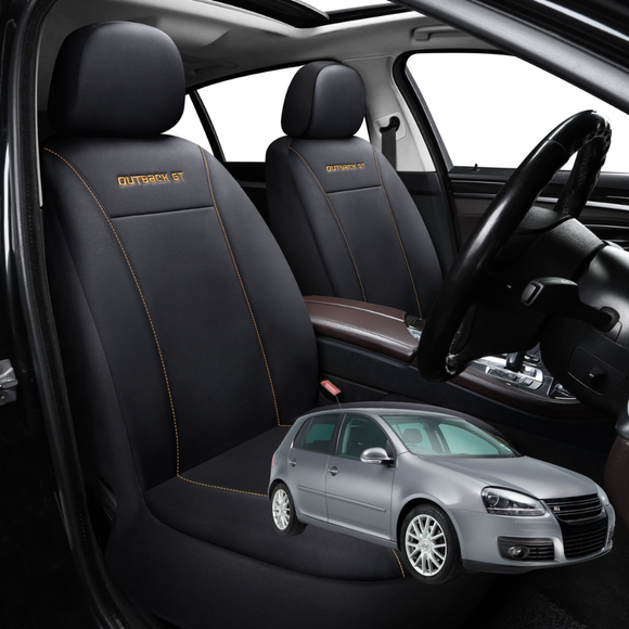 Car Front Seat Cover for VolksWagen Golf 2003 - 2009 Hatch (MK5) - Black - 27 x 26 x 10 cm