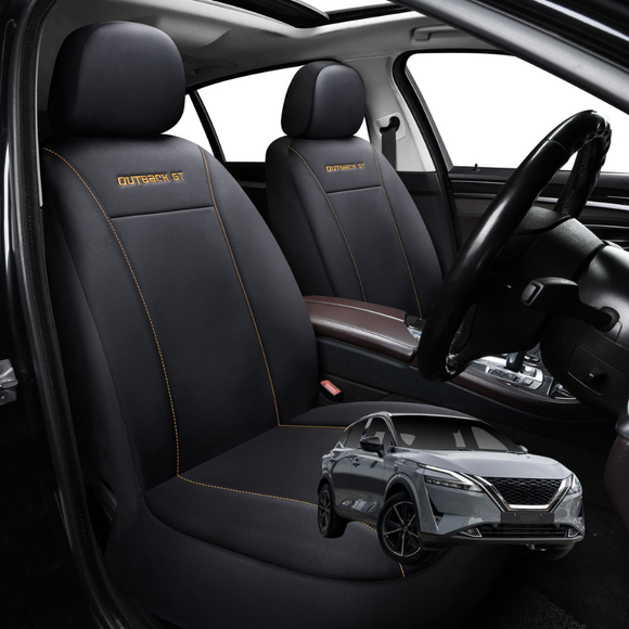 Car Front Seat Cover for Nissan QASHQAI 2022 - Current (J12) - Black - 27 x 26 x 10 cm