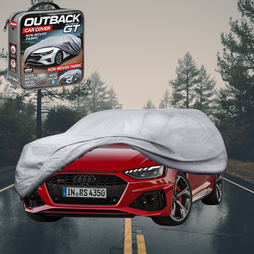 Silvershield Outdoor Car Cover for Audi A4 S4 RS4 2016 - Current (B9) - L - Grey