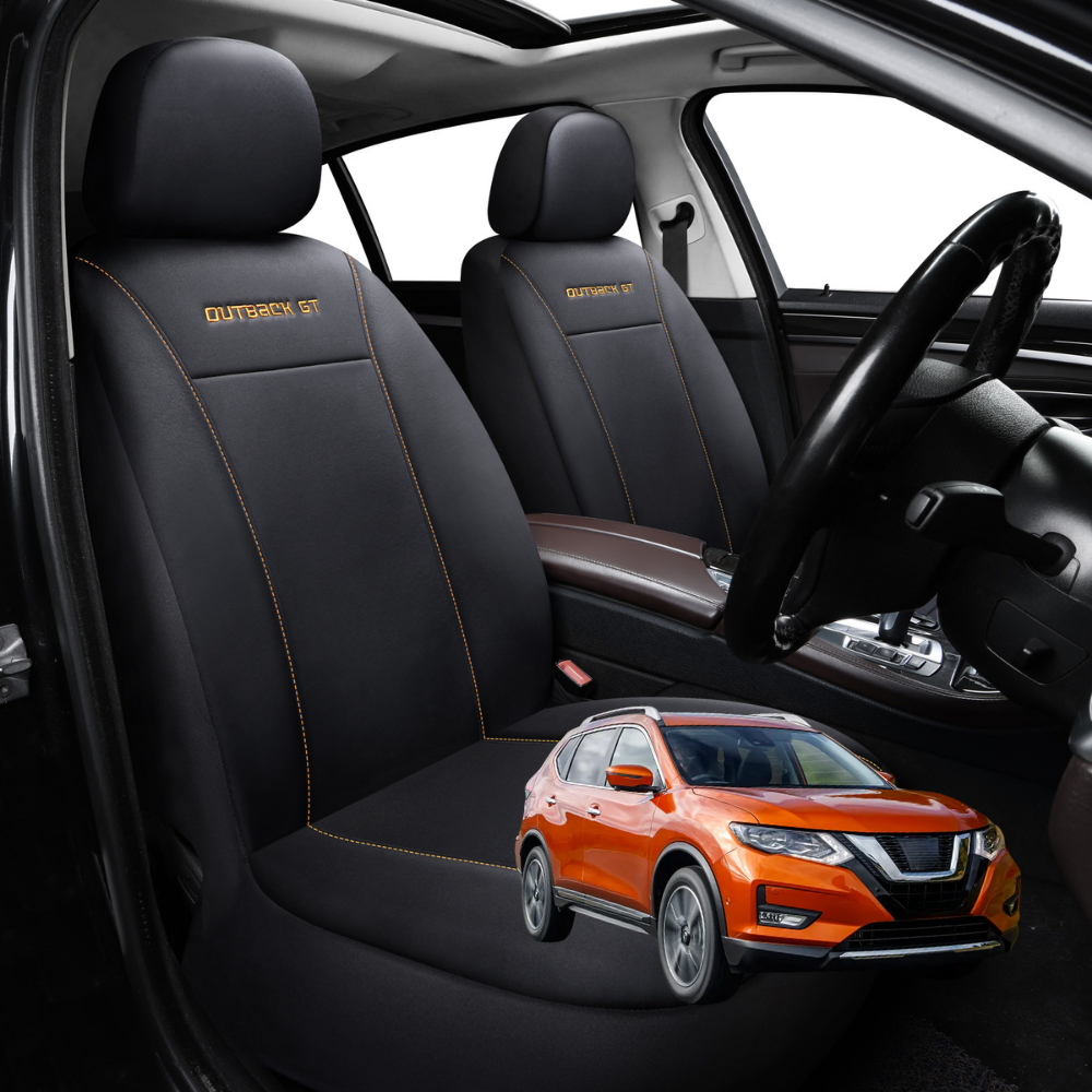 Car Front Seat Cover for Nissan X-TRAIL 2014 - 2022 (T32) - Black