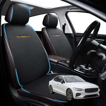 Car Front Sideless Seat Cushion for Volvo S60 2010 - 2018 (Auto) - Pressure Relief - 27 x 26 x 10 cm