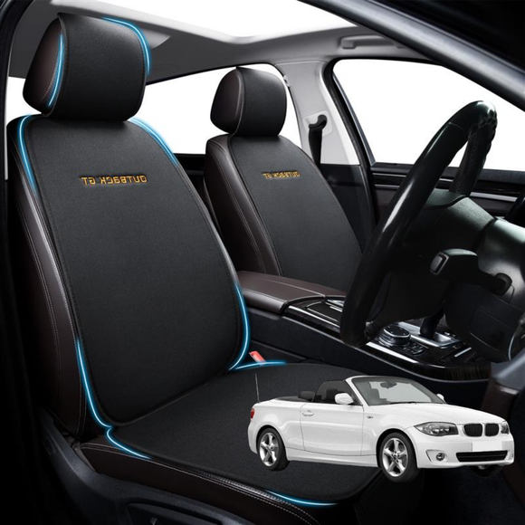 Car Front Seat Cushion Pad for BMW 1 Series 3-Door 2004 - 2013 (E82 E88 E81 Coupe/Convertible) - Pressure Relief - 27 x 26 x 10 cm