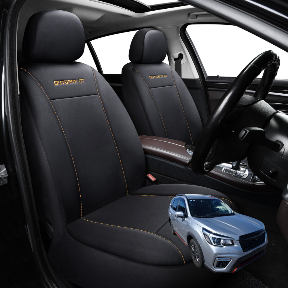 Car Front Seat Cover for Subaru Forester 2018 - Current (SK) - Black