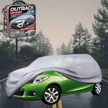 Silvershield Outdoor Car Cover for Mazda 2 2002 - 2007 - L - Grey