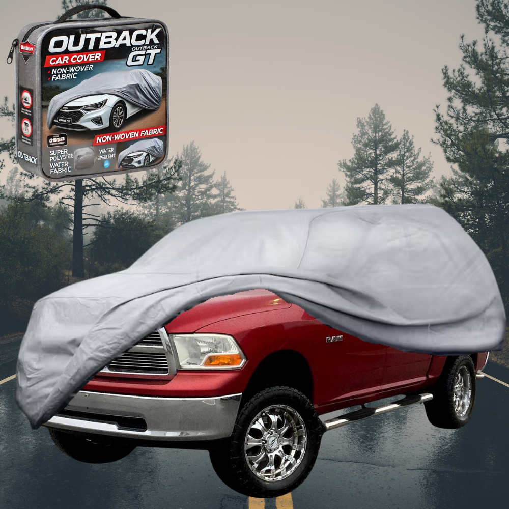 Silvershield Outdoor Car Cover for RAM 1500 Laramie 2009 - 2018 (DS/DJ/D2) XXLC - Grey