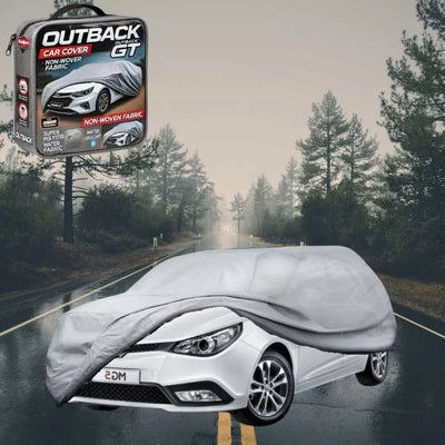 Silvershield Outdoor Car Cover for MG 5 2012 - 2018 (AP12) L - Grey