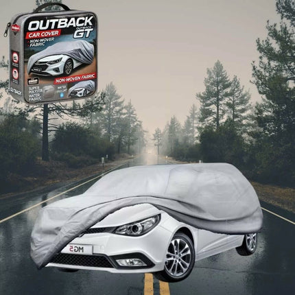 Silvershield Outdoor Car Cover for MG 5 2012 - 2018 (AP12) L - Grey