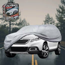 Silvershield Outdoor Car Cover for Peugeot 2008 SUV 2012 - 2019 (A94) L - Grey-1