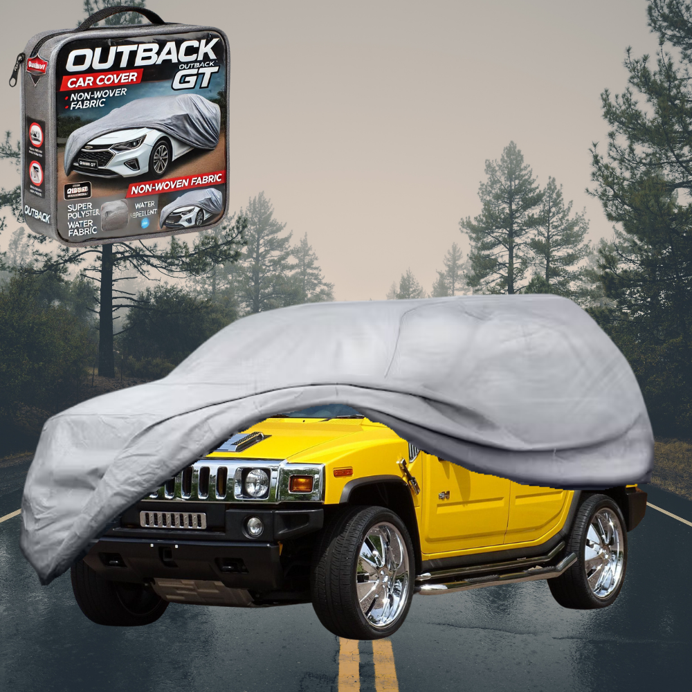 Silver Shield Outdoor Car Cover for Hummer H2 2003 - 2009 XL - Grey