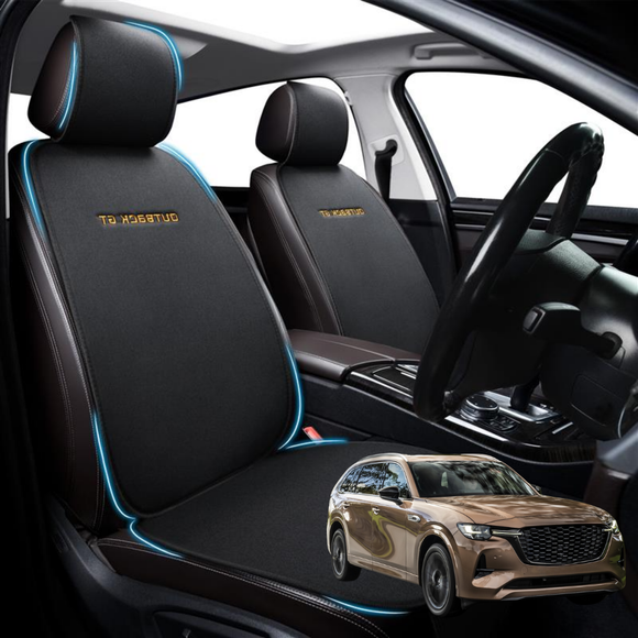 Car Front Sideless Seat Cushion for Mazda CX-80 2025 - Current - Pressure Relief - 27 x 26 x 10 cm