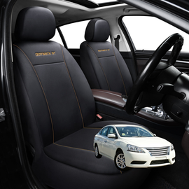 Car Front Seat Cover for Nissan Pulsar 2013 - 2017 C12, B17 - Black - 27 x 26 x 10 cm